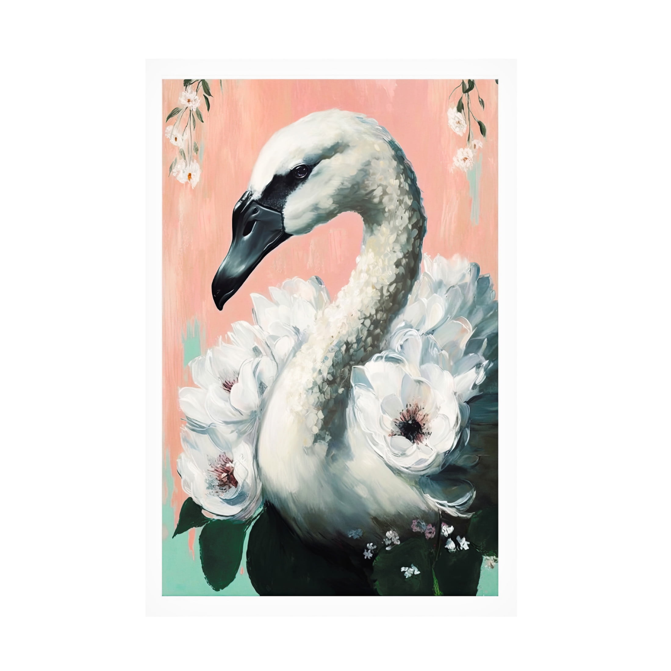 Trademark Fine Art Treechild  The Swan Canvas Wall Art