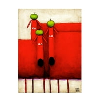 Trademark Fine Art Daniel Patrick Kessler Tres Amigos Art Canvas Wall Art - 24x32