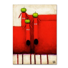 Trademark Fine Art Love Dog Canvas Art by Daniel Patrick