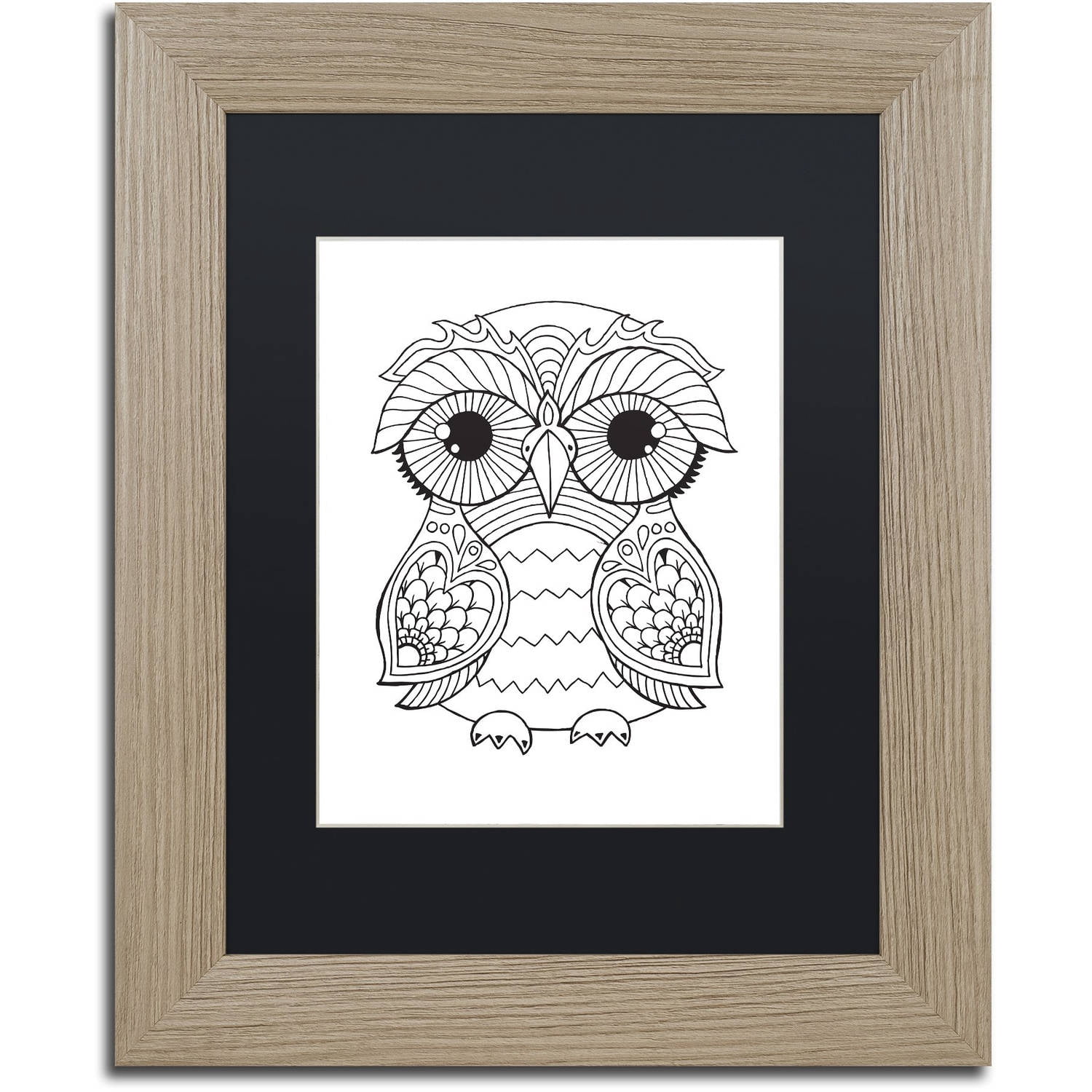 Trademark Fine Art "Trevor" Canvas Art by Hello Angel, Black Matte, Birch Frame