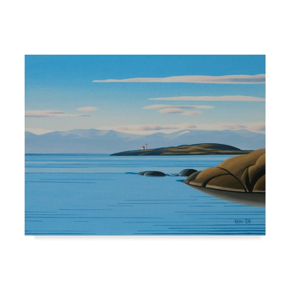 Trademark Fine Art 'Trial Islands' Canvas Art by Ron Parker