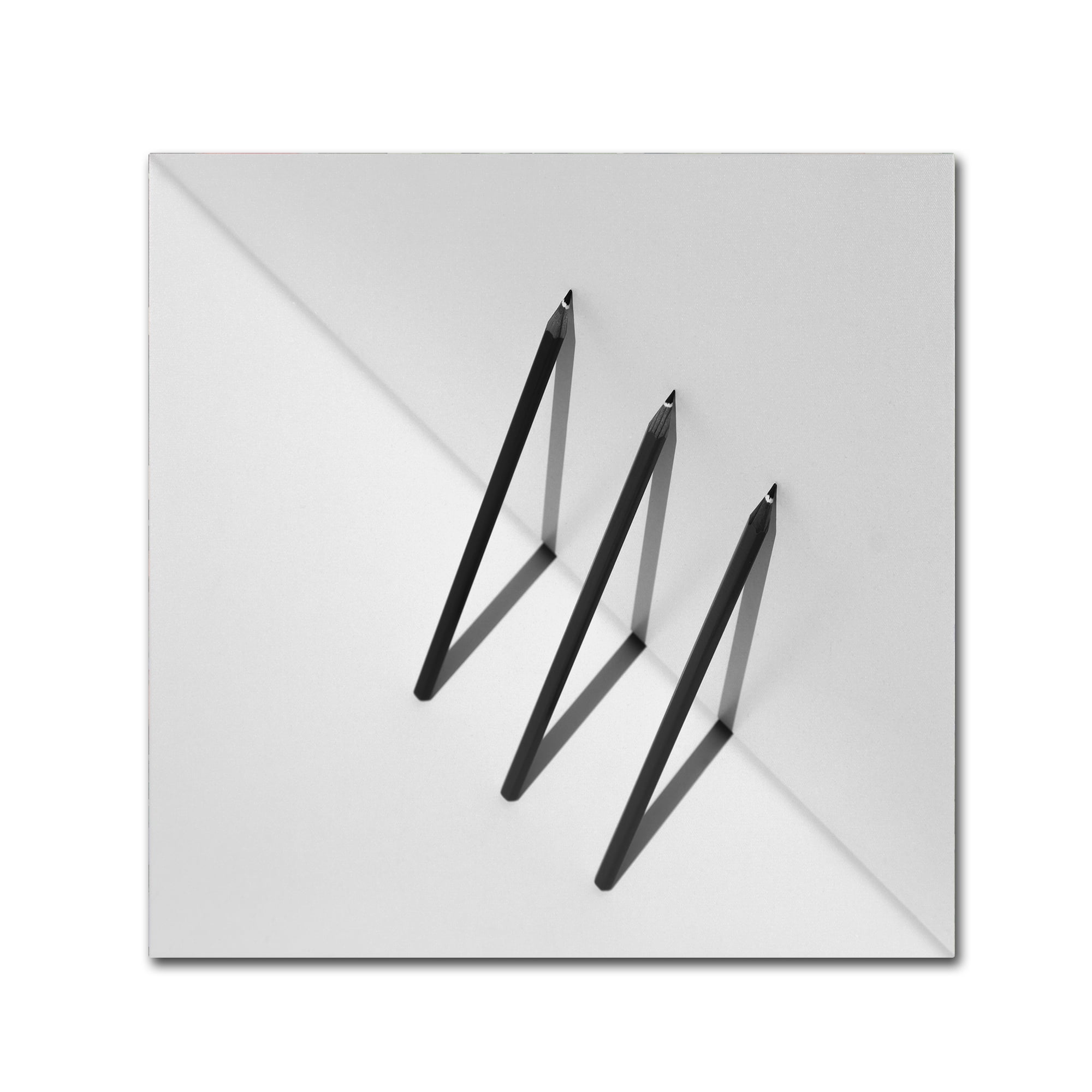 Trademark Fine Art 'Triangles' Canvas Art by Jacqueline Hammer