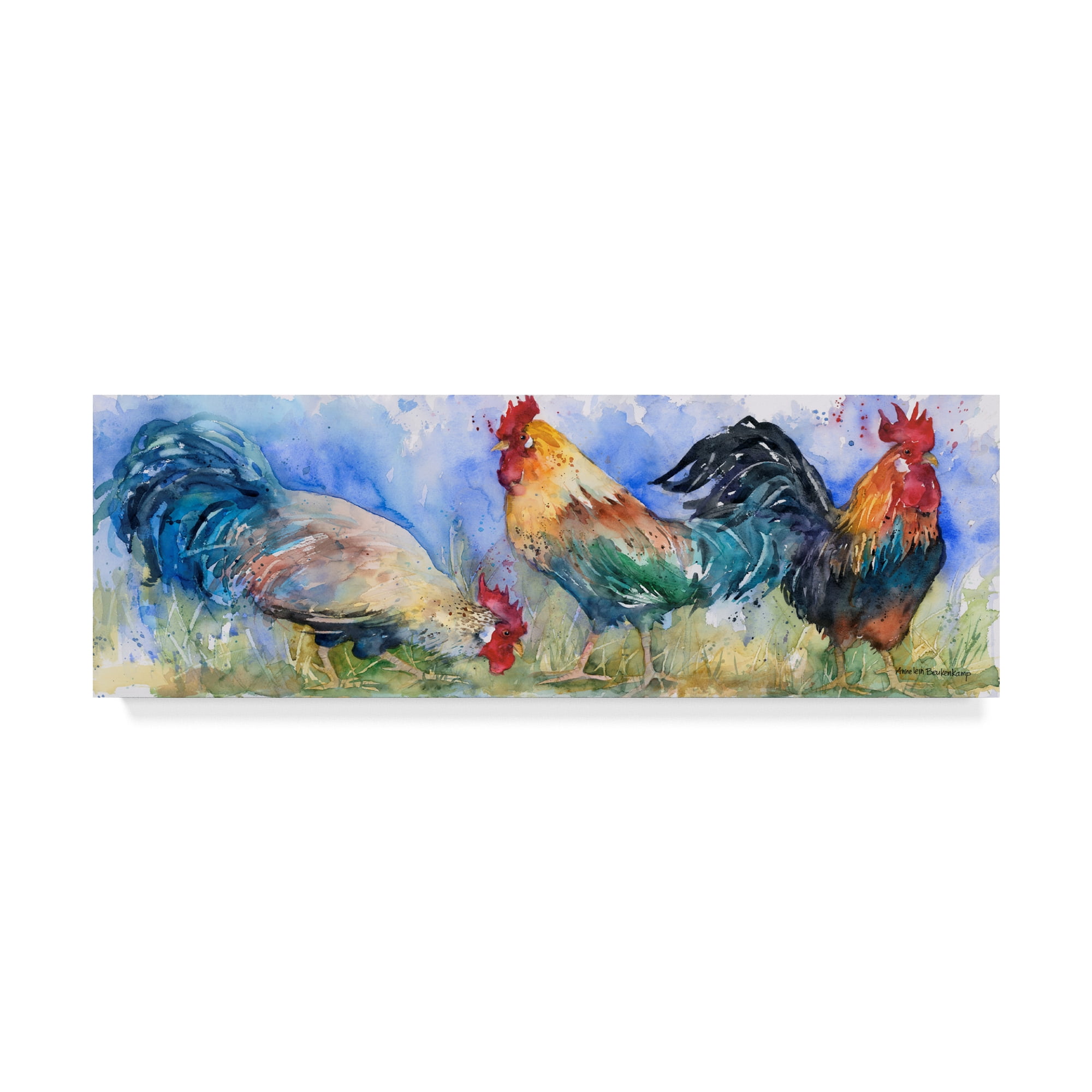Trademark Fine Art 'Triple Threat' Canvas Art by Annelein Beukenkamp