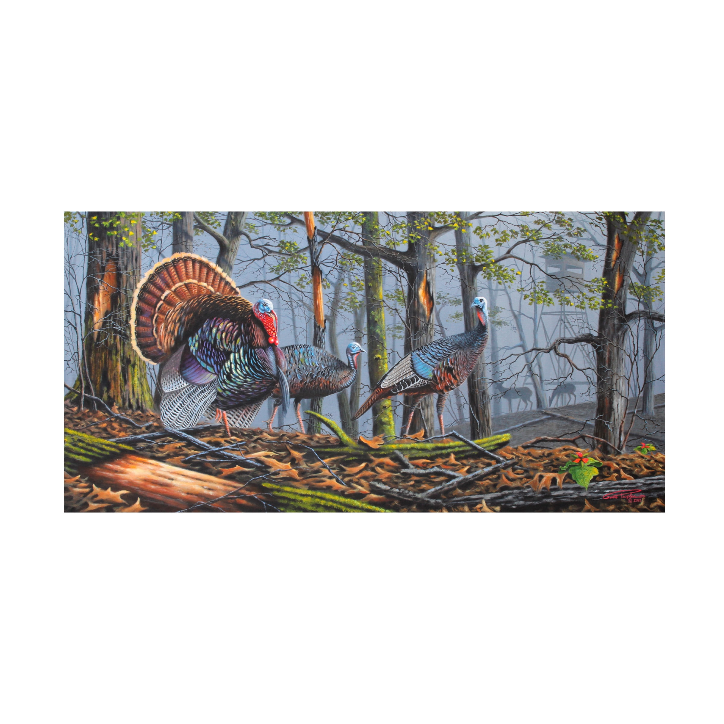 Trademark Fine Art 'Trophy Strut' Canvas Art by Geno Peoples