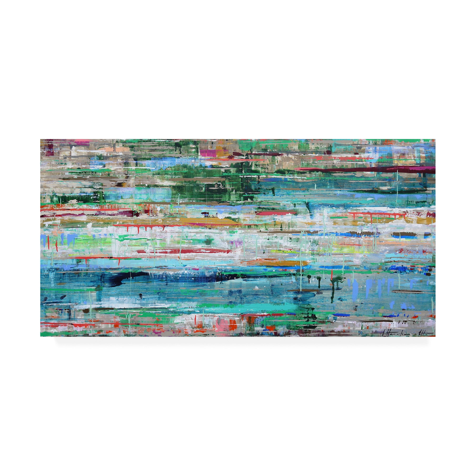 Trademark Fine Art 'Tropic Reflection No. 2' Canvas Art by Ingeborg Herckenrat