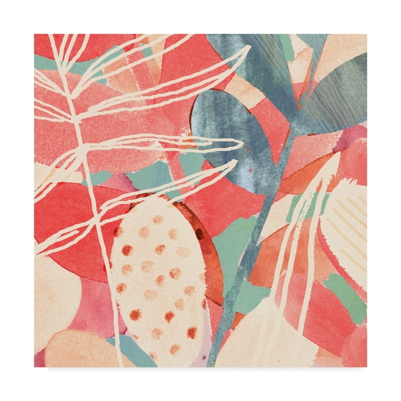 Trademark Fine Art 'Tropical Assemblage II' Canvas Art by Victoria Borges