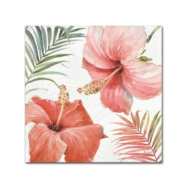 Trademark Fine Art 'Tropical Blush III' Canvas Art by Lisa Audit