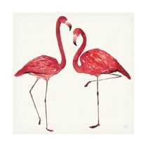 Trademark Fine Art 'Tropical Fun Bird IV' Canvas Art by Harriet Sussman