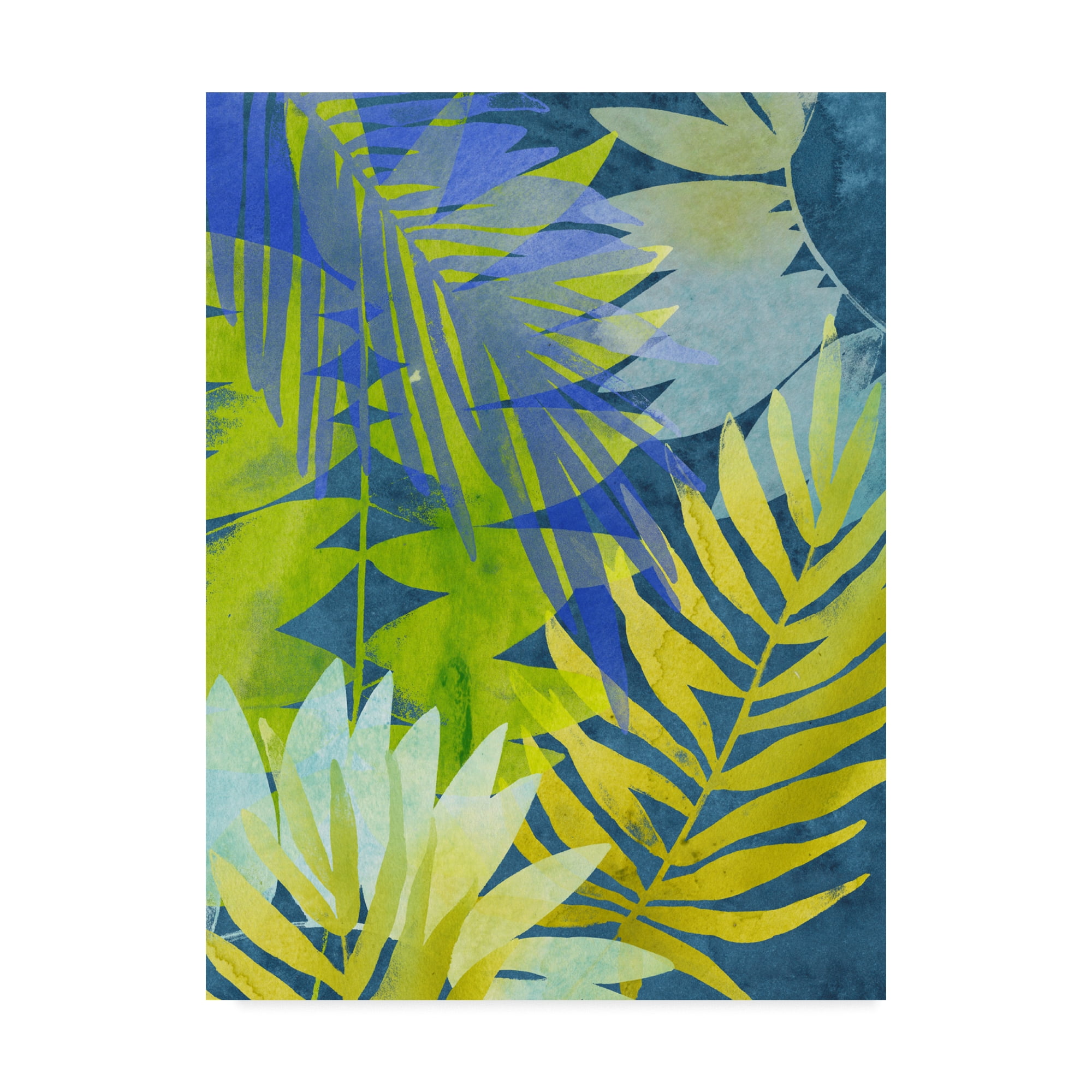 Trademark Fine Art 'Tropical Indigo I' Canvas Art by June Erica Vess
