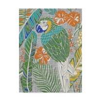 Trademark Fine Art 'Tropical Macaw' Canvas Art by Chariklia Zarris