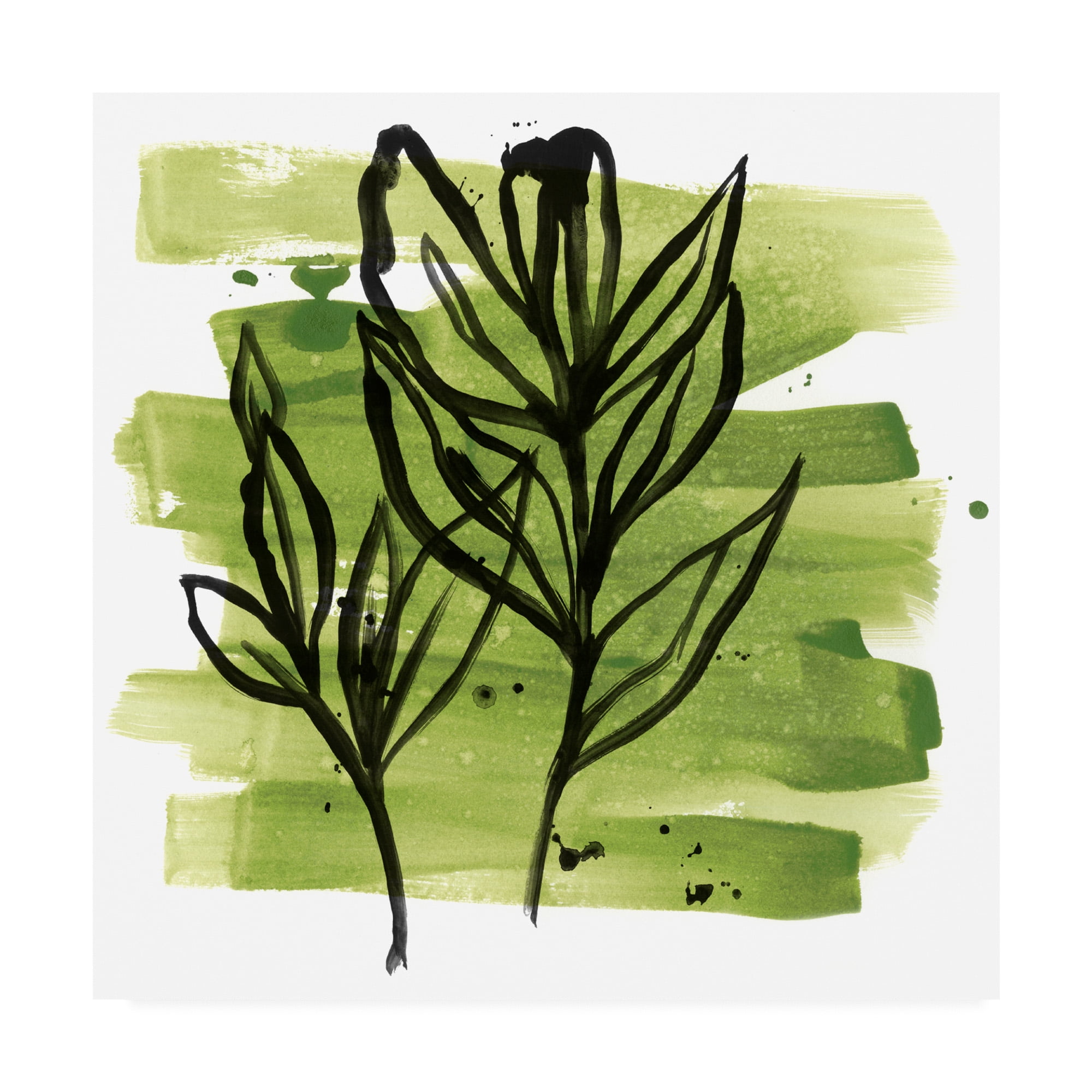 Trademark Fine Art 'Tropical Sumi e VI' Canvas Art by June Erica Vess