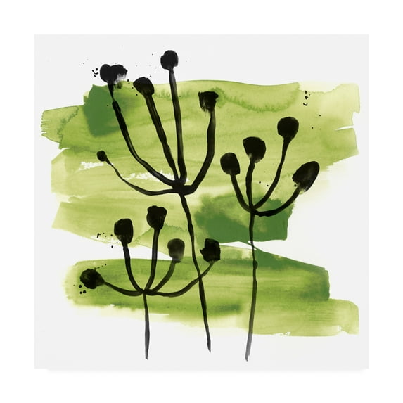 Trademark Fine Art 'Tropical Sumi e VIII' Canvas Art by June Erica Vess