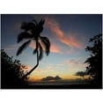 thumbnail image 1 of Trademark Fine Art "Tropical Sunset" Canvas Art by Pierre Leclerc, 1 of 3