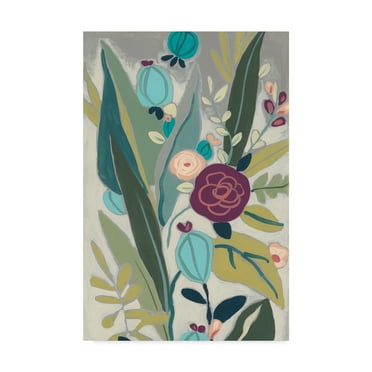 Trademark Fine Art 'Tropicana Panel II' Canvas Art by June Erica Vess