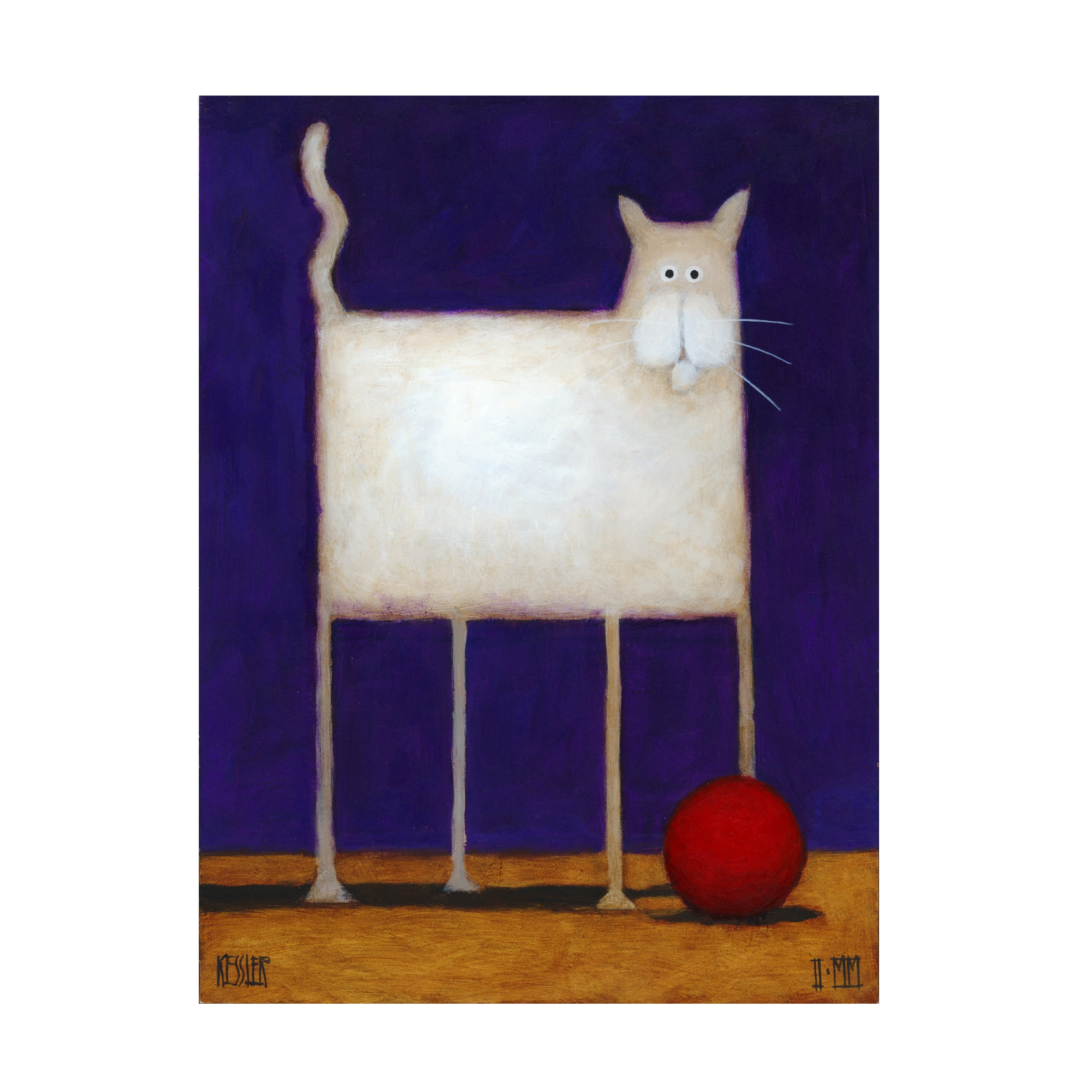 Trademark Fine Art Daniel Patrick Kessler Trouble Canvas Wall Art - 35x47