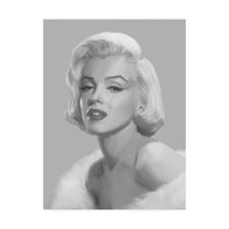 Trademark Fine Art 'True Blue Marilyn' Canvas Art by Chris Consani