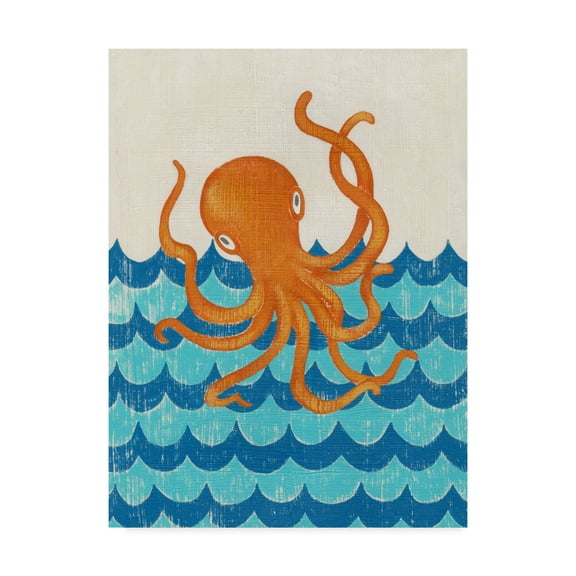 Trademark Fine Art 'Trumans Voyage II' Canvas Art by Chariklia Zarris