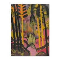 Trademark Fine Art 'Trunks And Foliage' Canvas Art by Johann Walters
