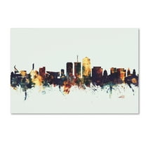 Trademark Fine Art 'Tucson Arizona Skyline II' Canvas Art by Michael Tompsett