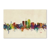 Trademark Fine Art 'Tucson Arizona Skyline III' Canvas Art by Michael Tompsett