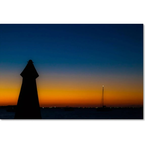 Trademark Fine Art "Turks Sunset II" Canvas Art by Yale Gurney