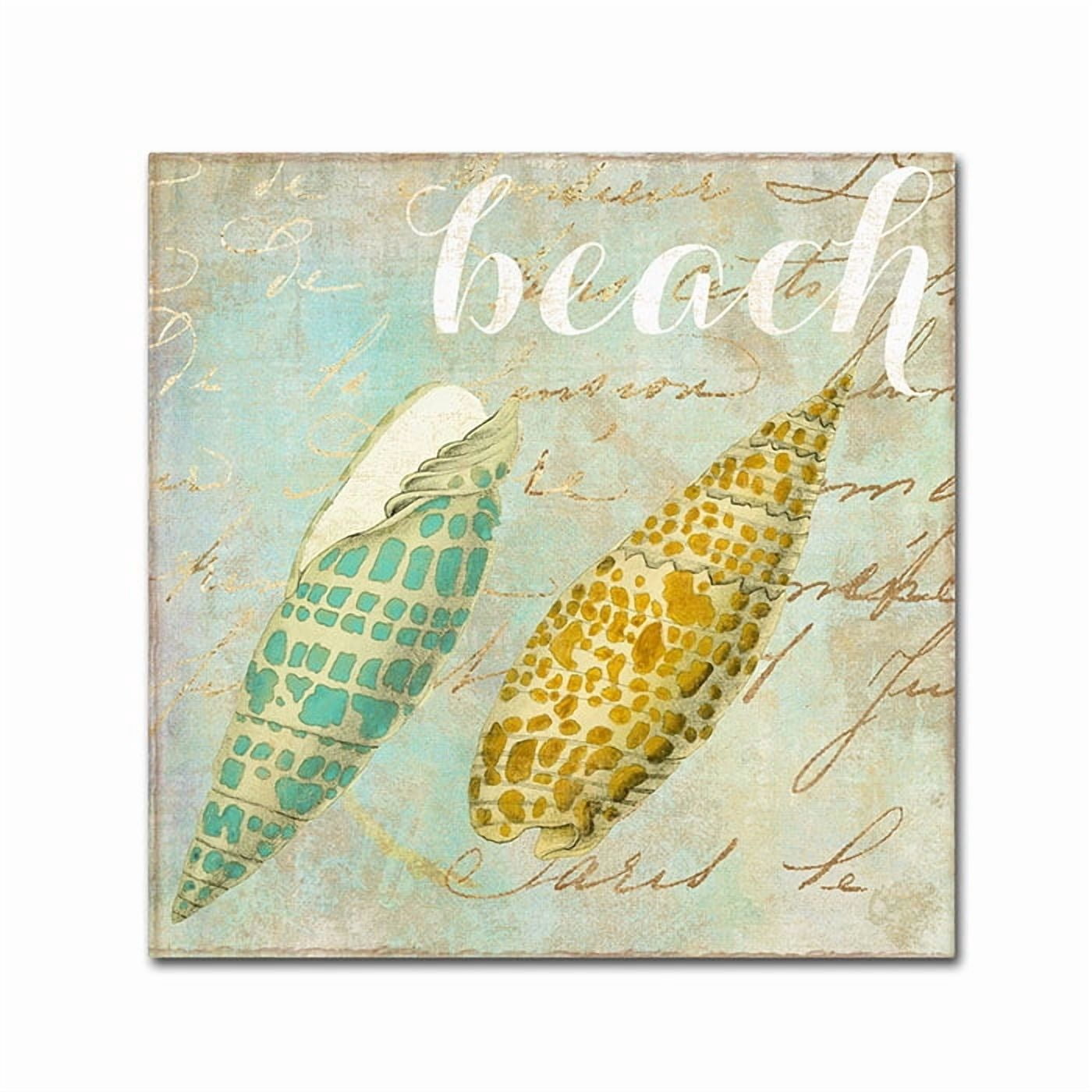 Trademark Fine Art "Turquoise Beach II" Canvas Art by Color Bakery