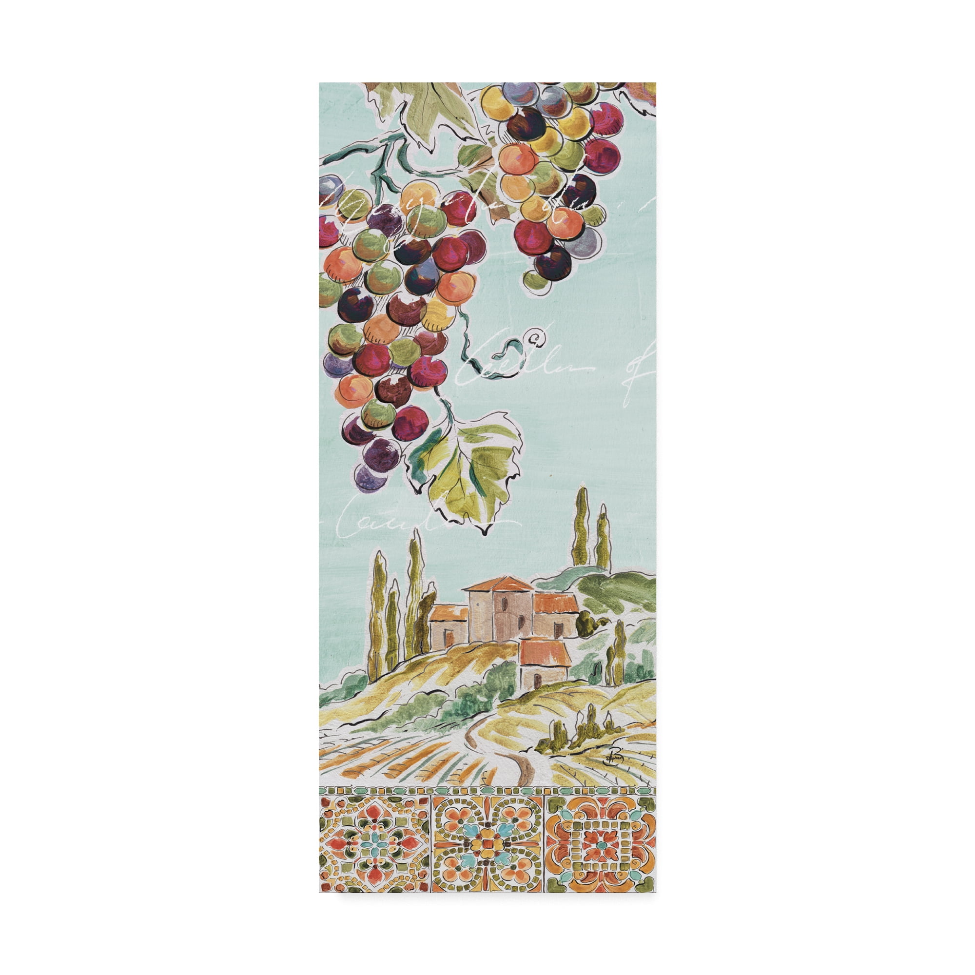 Trademark Fine Art 'Tuscan Breeze IV' Canvas Art by Daphne Brissonnet