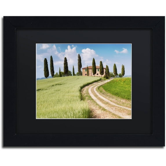 Trademark Fine Art 'Tuscan Classic' Canvas Art by Michael Blanchette Photography, Black Matte, Black Frame