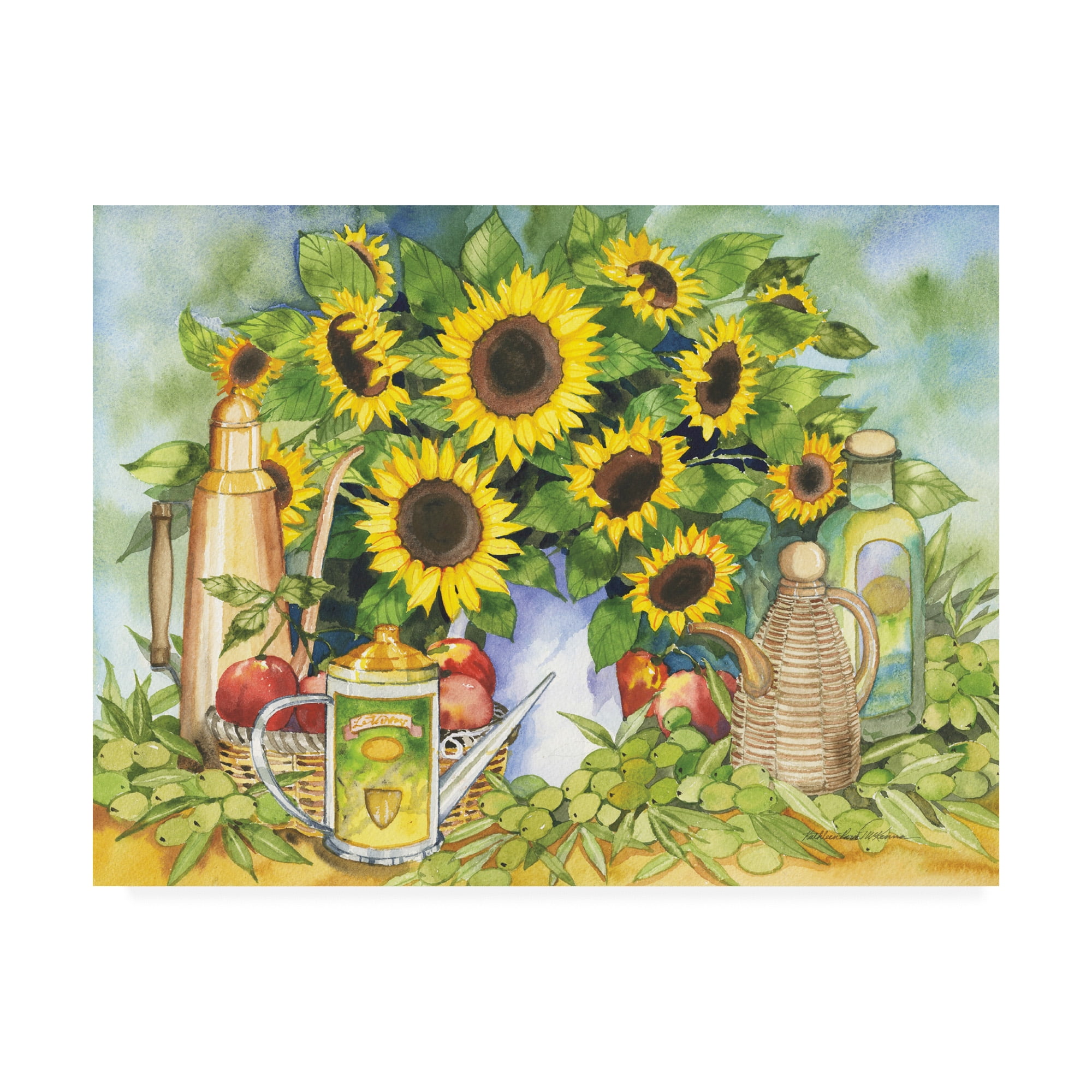 Trademark Fine Art 'Tuscan Day' Canvas Art by Kathleen Parr McKenna