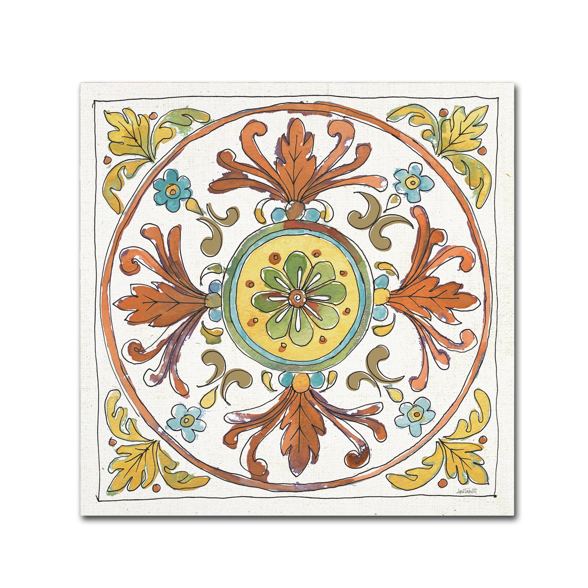 Trademark Fine Art 'Tuscan Elegance IX' Canvas Art by Anne Tavoletti