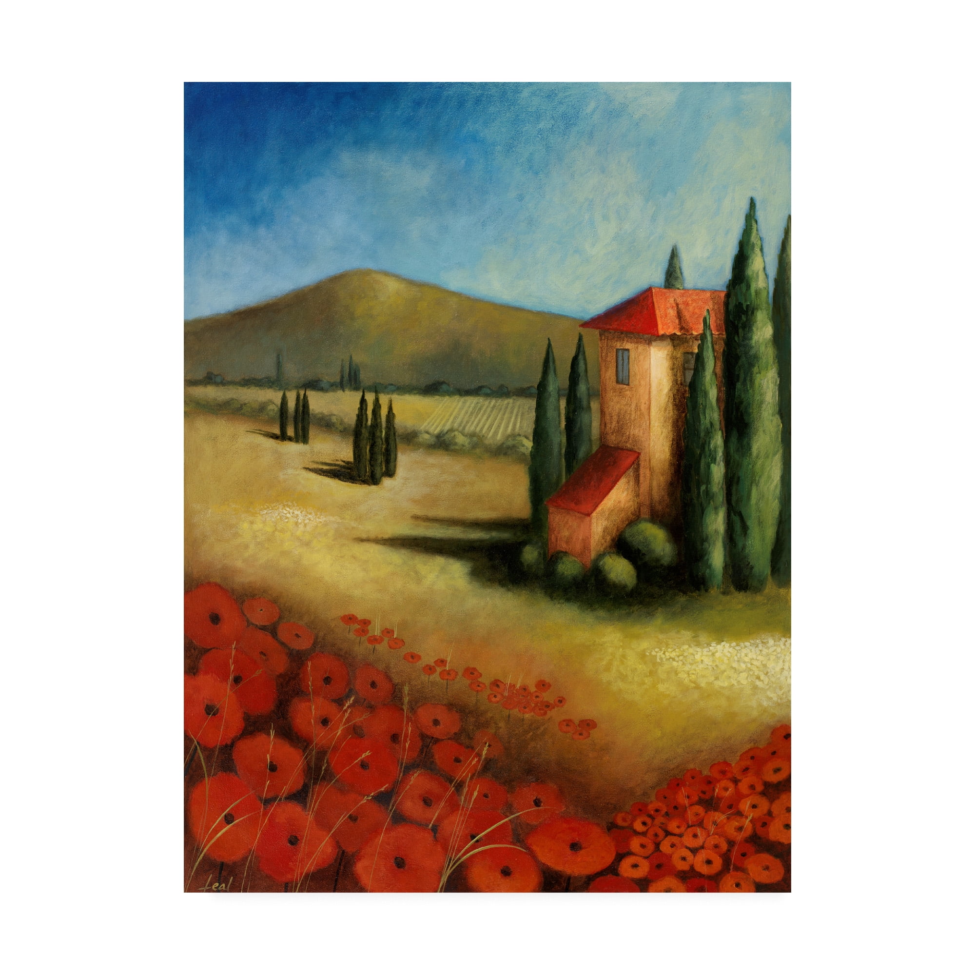 Trademark Fine Art 'Tuscan Hidden Home' Canvas Art by Pablo Esteban