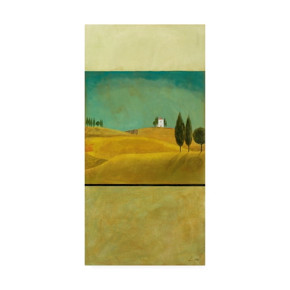 Trademark Fine Art 'Tuscan Landscape 2' Canvas Art by Pablo Esteban