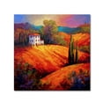 thumbnail image 1 of Trademark Fine Art 'Tuscan Villa Evening' Canvas Art by Marion Rose, 1 of 3