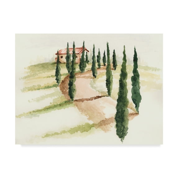 Trademark Fine Art 'Tuscan Villa III' Canvas Art by Jennifer Paxton Parker