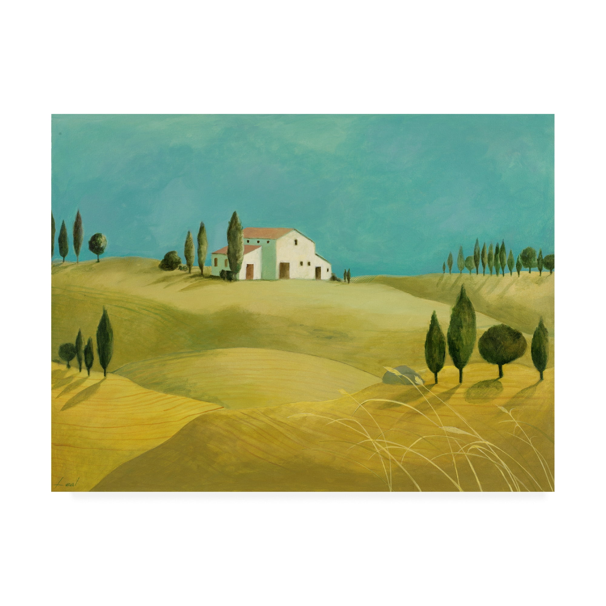 Trademark Fine Art 'Tuscan Villas Paint 2' Canvas Art by Pablo Esteban
