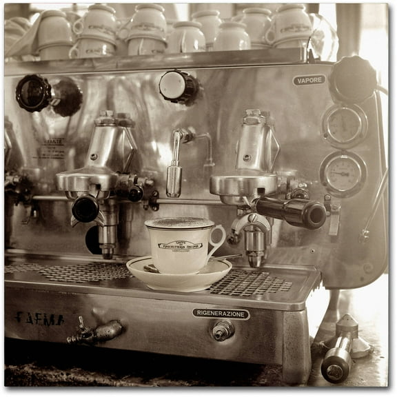 Trademark Fine Art "Tuscany Caffe I" Canvas Art by Alan Blaustein