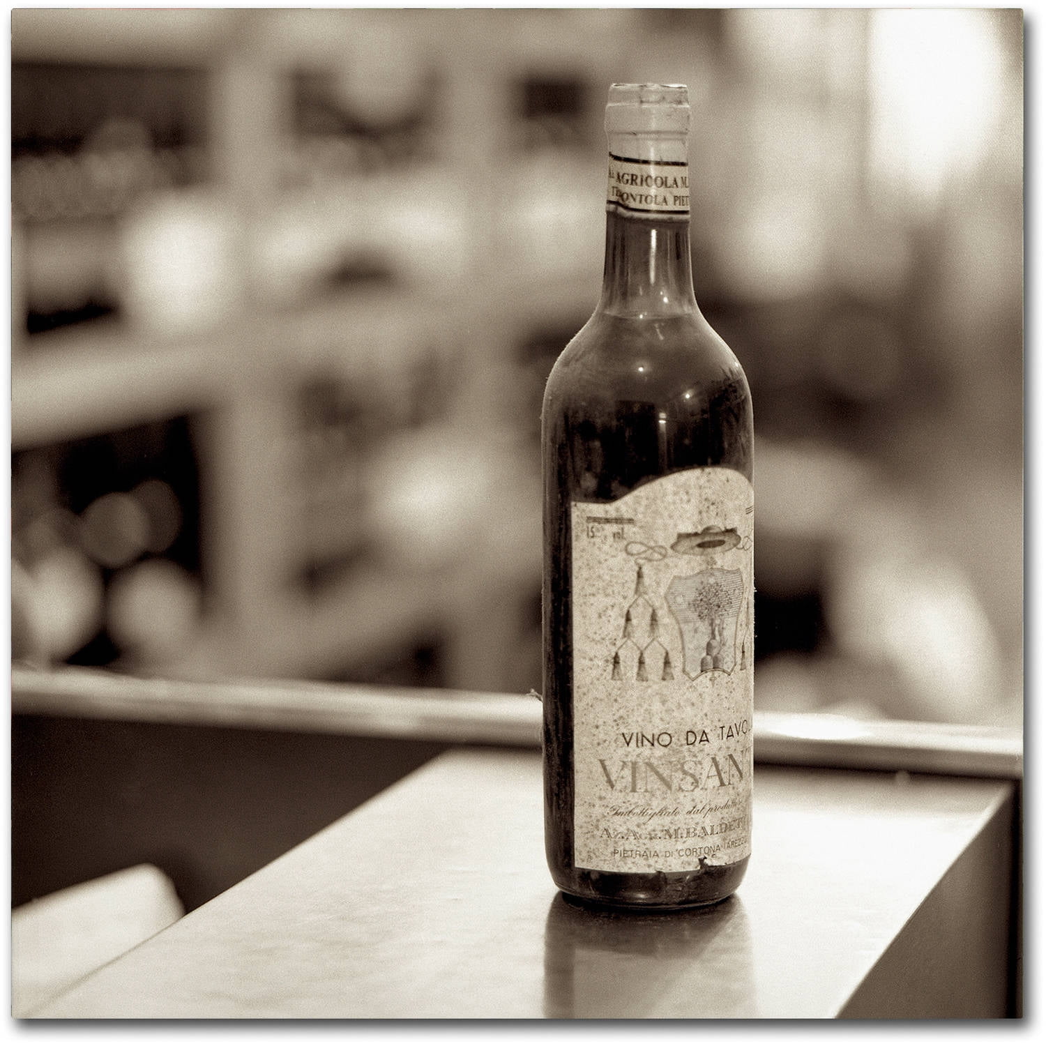 Trademark Fine Art "Tuscany Caffe III" Canvas Art by Alan Blaustein