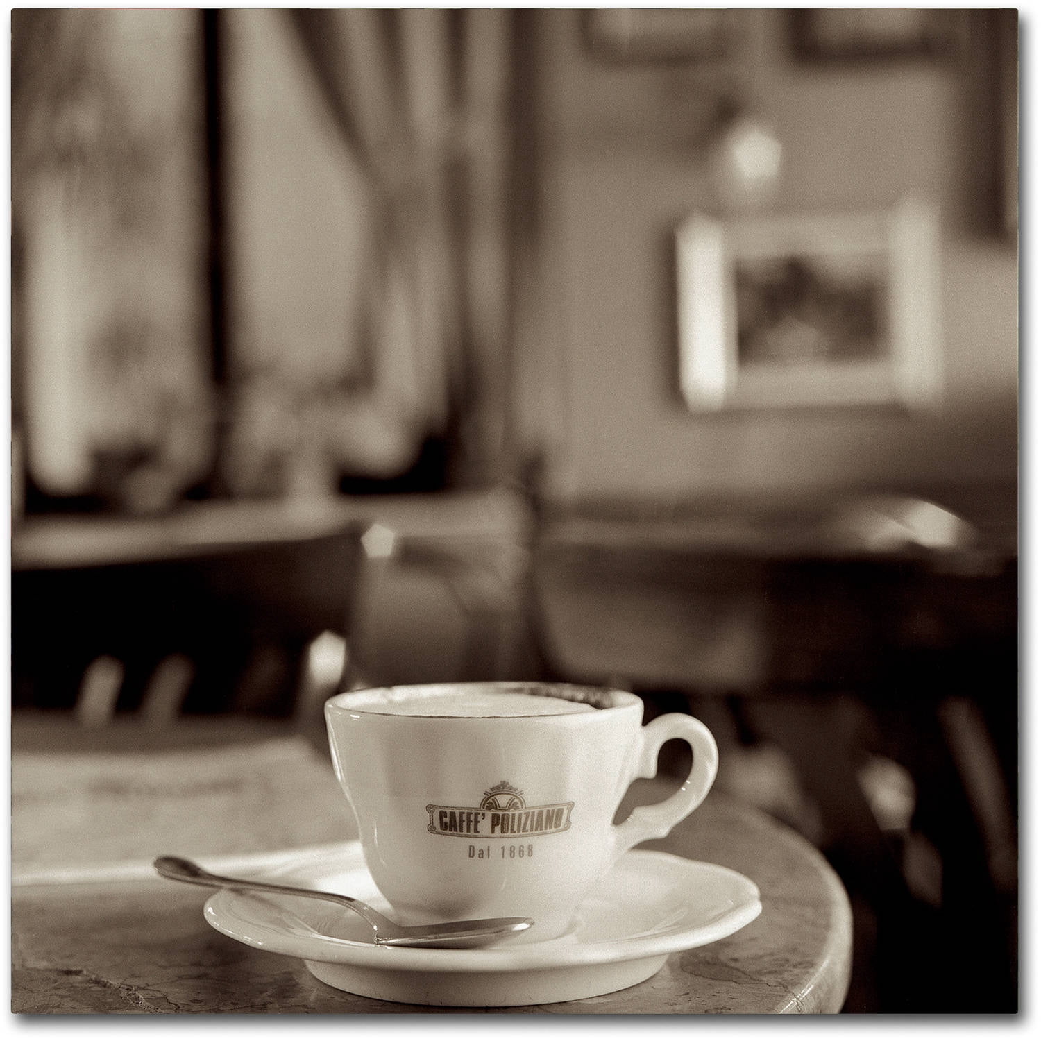 Trademark Fine Art "Tuscany Caffe IV" Canvas Art by Alan Blaustein