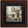 thumbnail image 1 of Trademark Fine Art "Tuscany Caffe VI" Canvas Art by Alan Blaustein, Black Matte, Wood Frame, 1 of 4