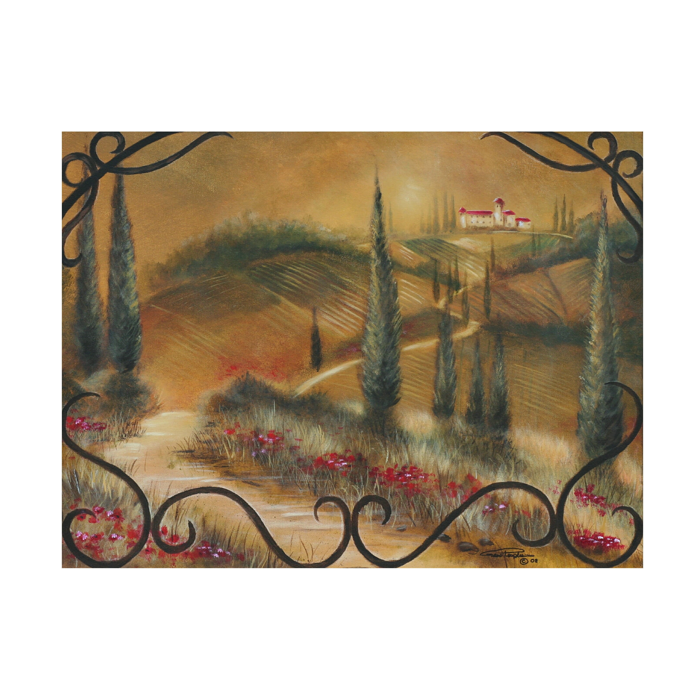 Trademark Fine Art 'Tuscany' Canvas Art by Geno Peoples