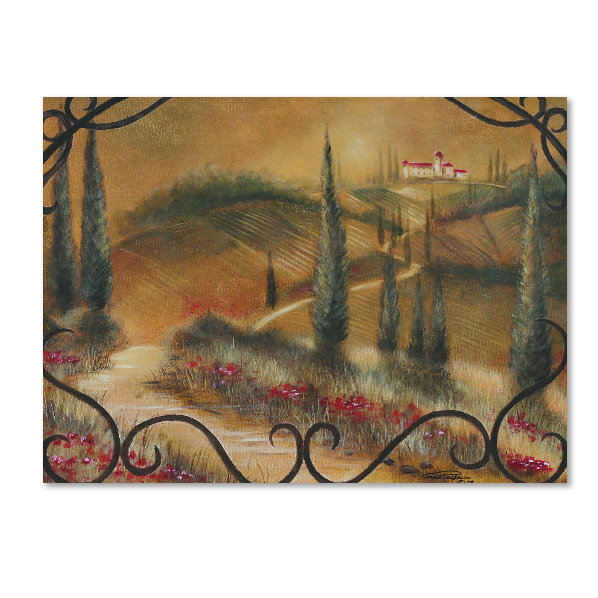 Tuscany Landscape Gallery-Wrapped Canvas Art, 24 x 32