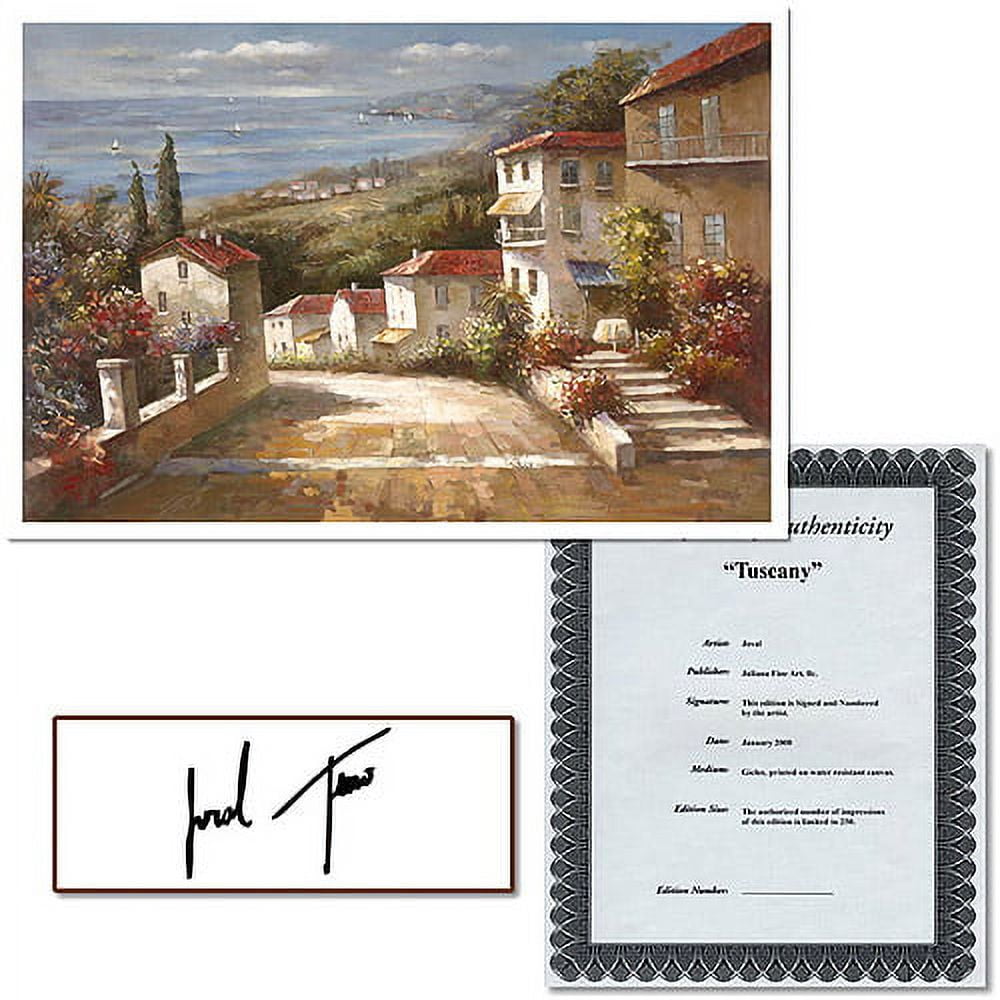 Tuscany Scenic Landscape Canvas Print by Joval, 24x32