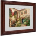 thumbnail image 1 of Trademark Fine Art "Tuscany Courtyard" Canvas Art by Rio, Wood Frame, 1 of 3