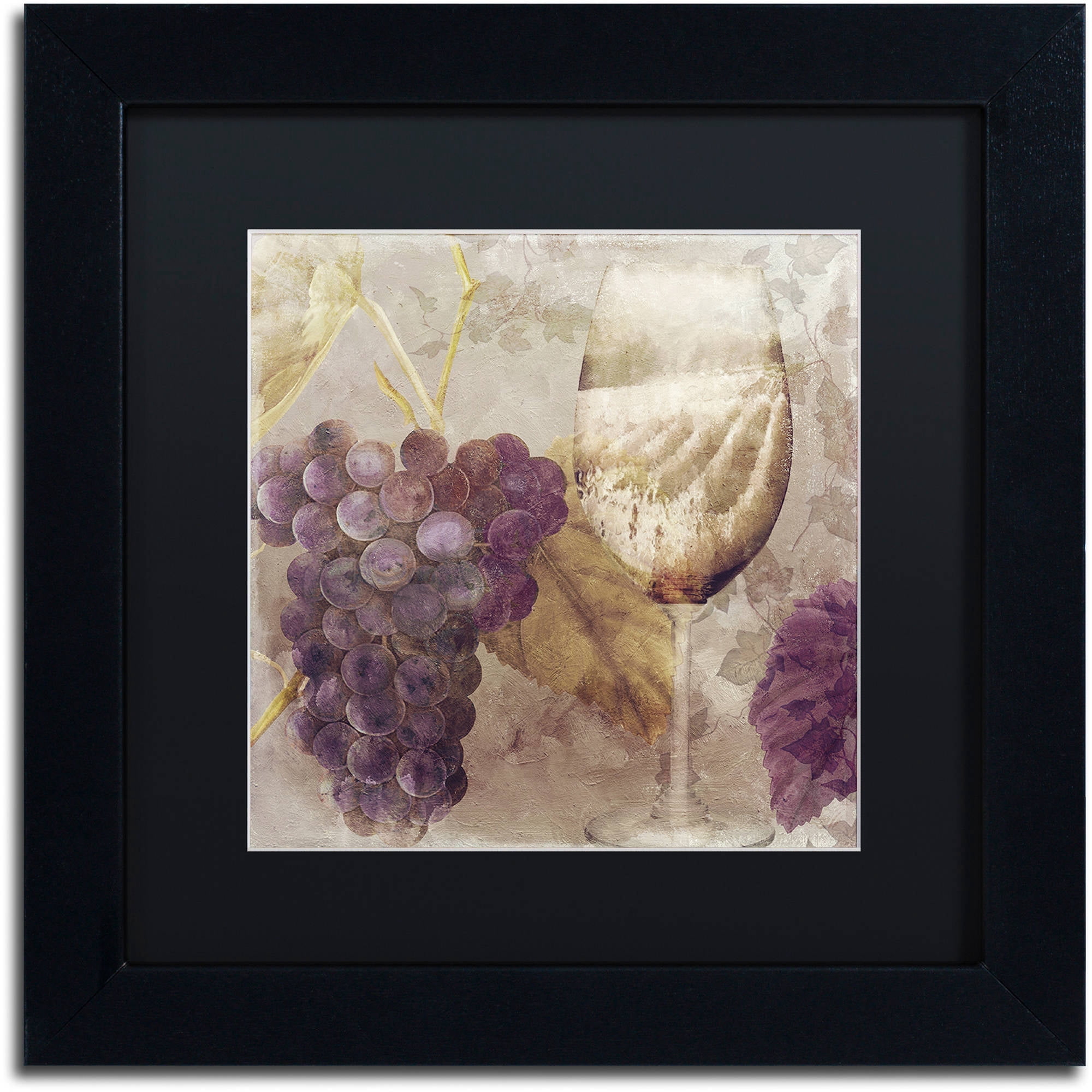 Trademark Fine Art "Tuscany Dreams I" Canvas Art by Color Bakery Black Matte, Black Frame