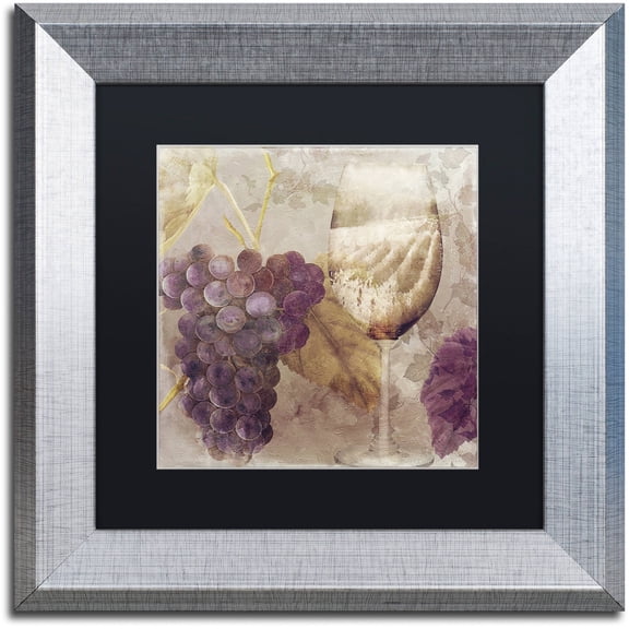 Trademark Fine Art "Tuscany Dreams I" Canvas Art by Color Bakery Black Matte, Silver Frame