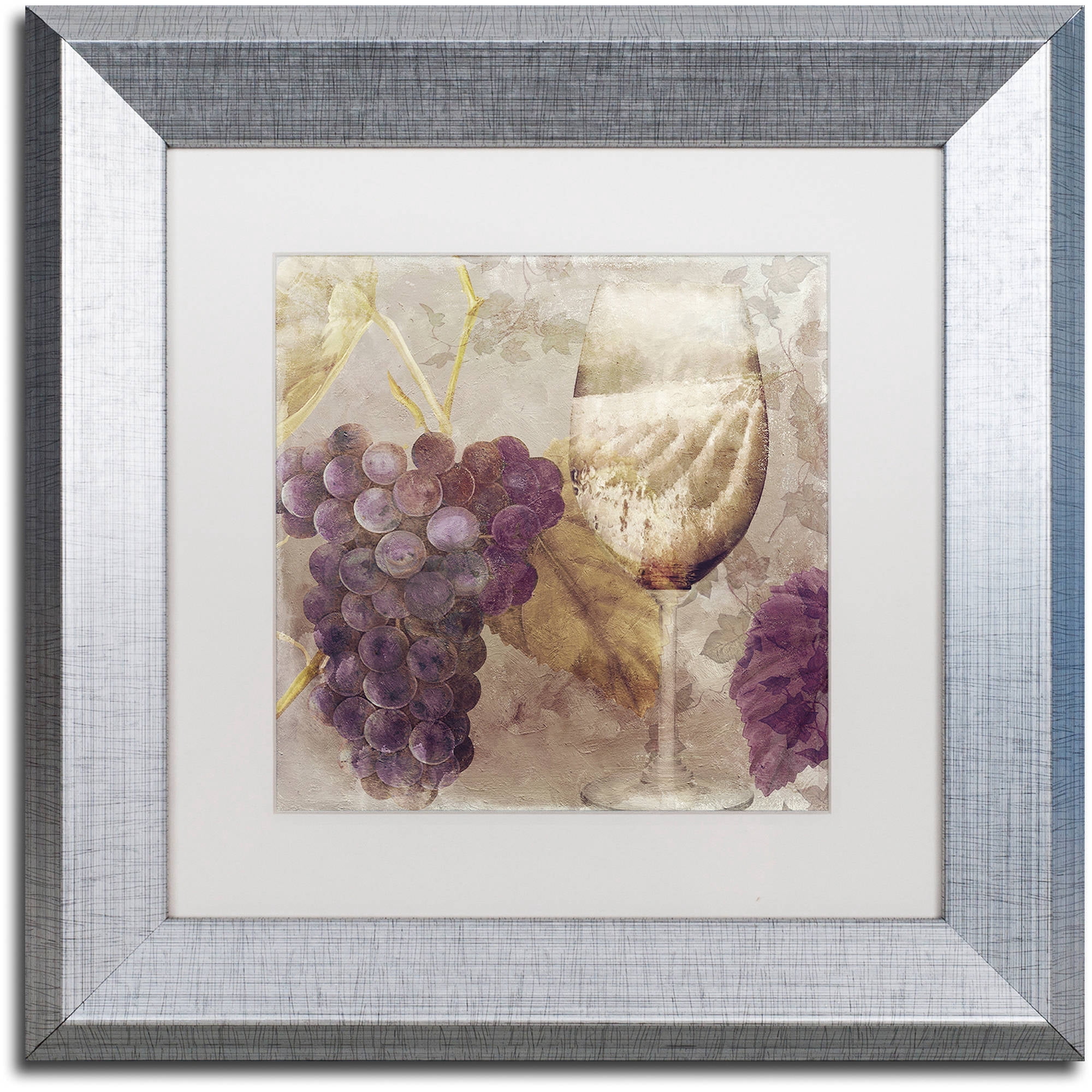 Trademark Fine Art "Tuscany Dreams I" Canvas Art by Color Bakery White Matte, Silver Frame