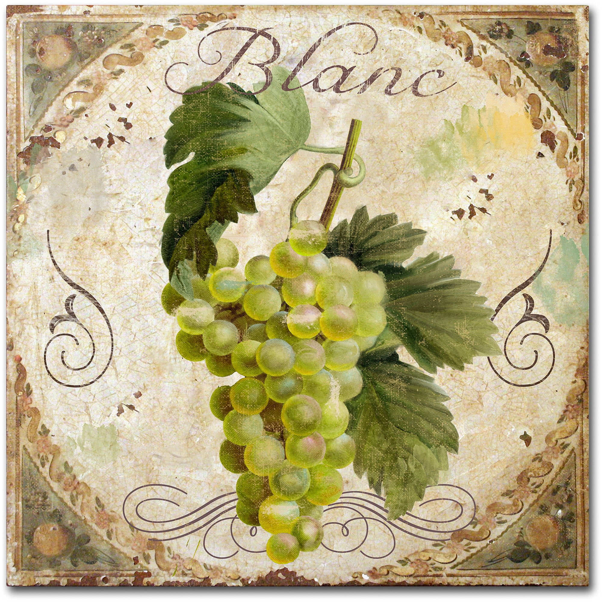 Trademark Fine Art "Tuscany Table Blanc" Canvas Art by Color Bakery