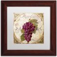 thumbnail image 1 of Trademark Fine Art "Tuscany Table Merlot" Canvas Art by Color Bakery White Matte, Wood Frame, 1 of 4