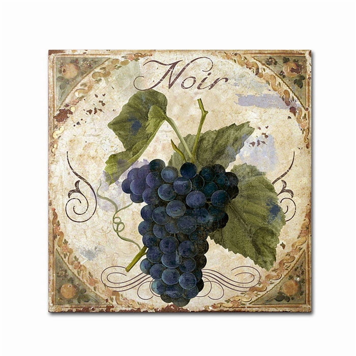 Trademark Fine Art "Tuscany Table Noir" Canvas Art by Color Bakery