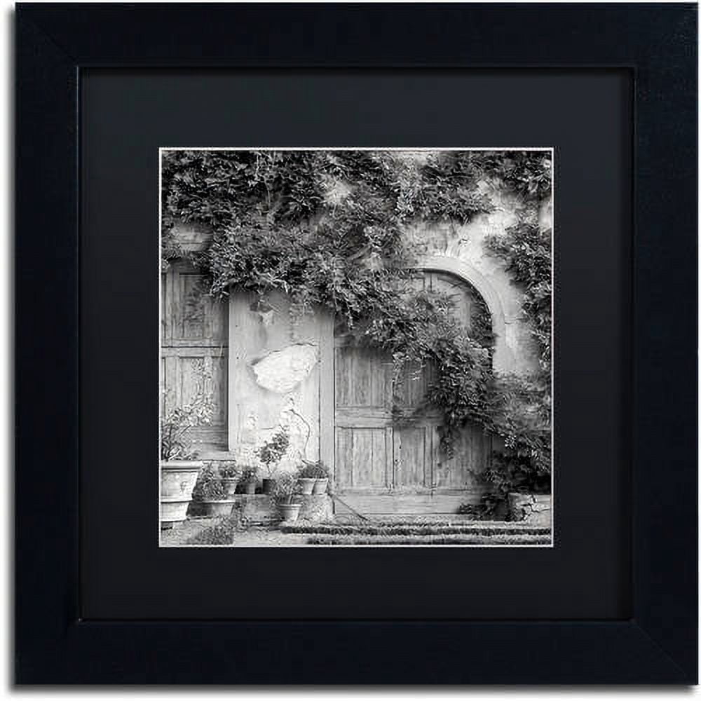 Trademark Fine Art "Tuscany VI" Canvas Art by Alan Blaustein, Black Matte, Black Frame